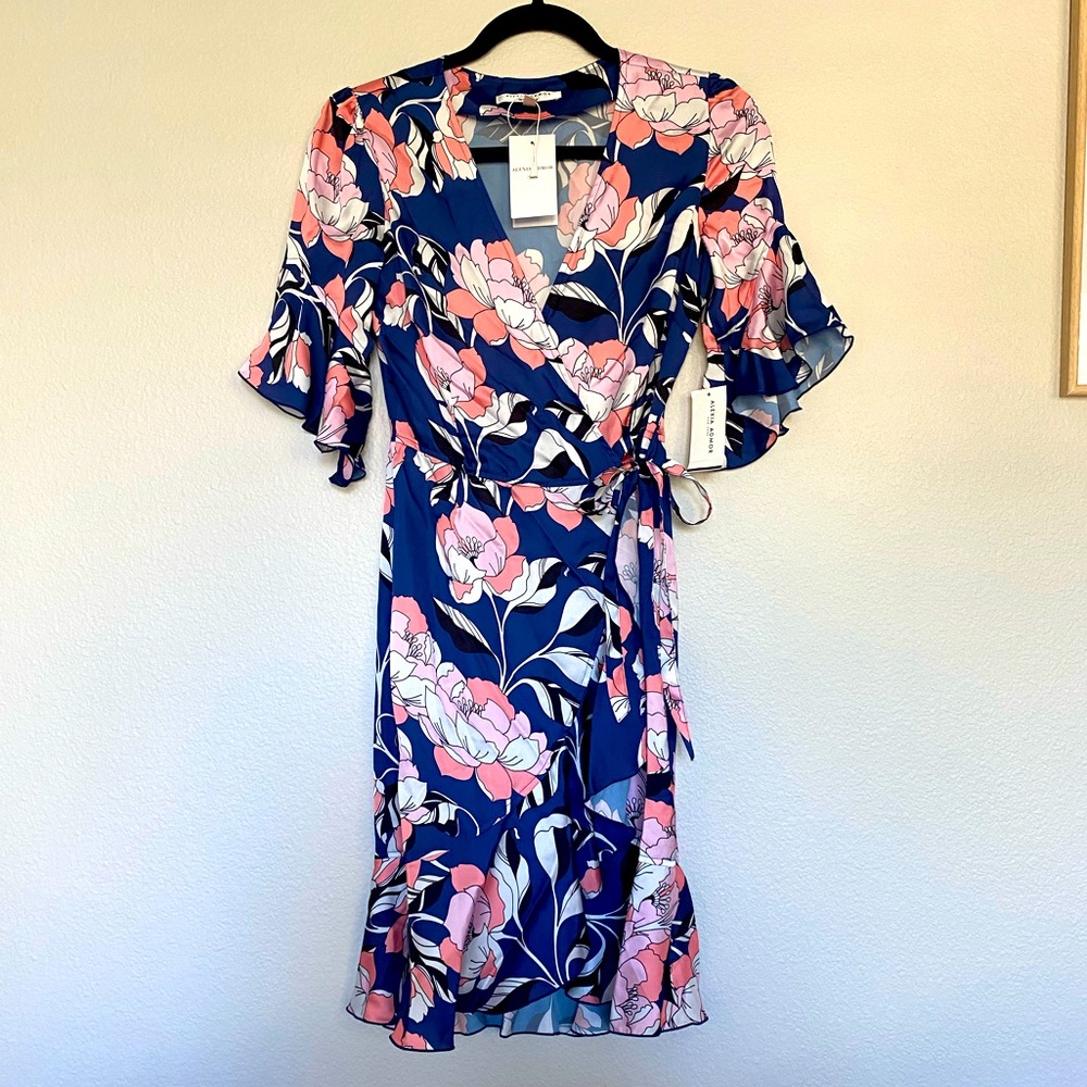 Alexia Admor ruffle wrap dress